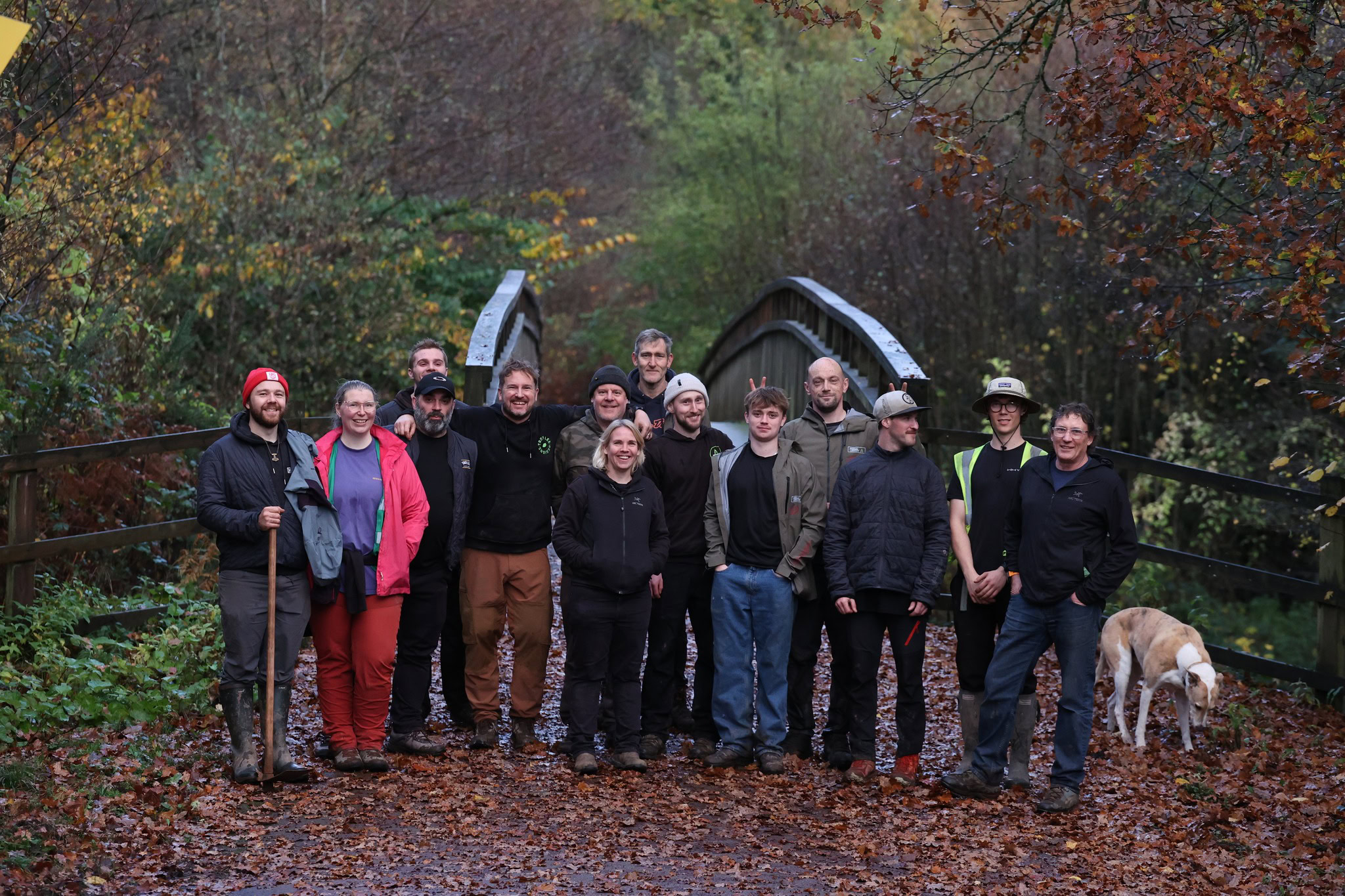 Group photo of our staff at the end of a DTV dig